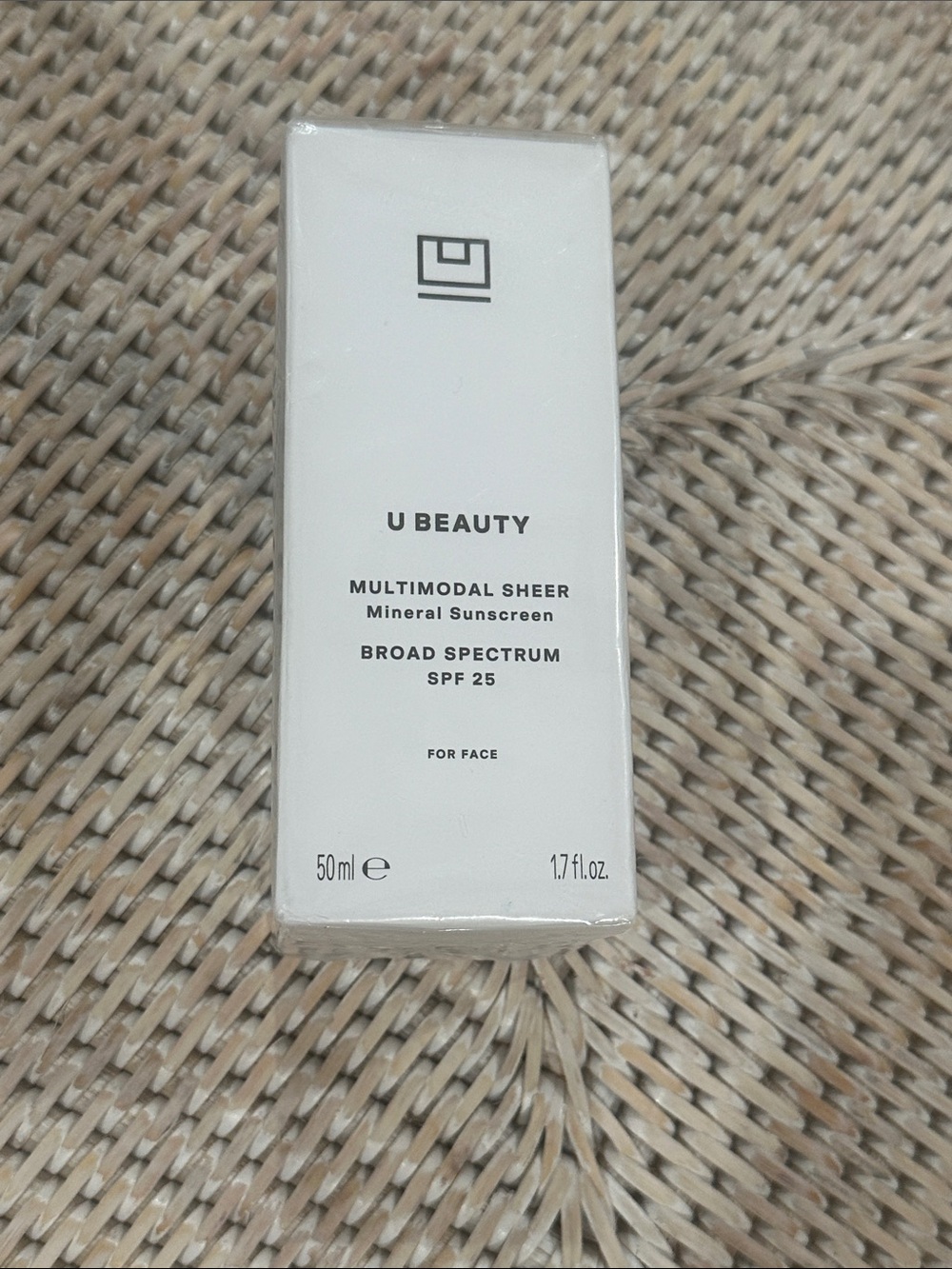 NIB. U Beauty Multimodal Sheer SPF 25. 50 mL